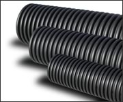Twin Wall Land Drainage (Black)